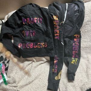 Custom made two piece jogger set small